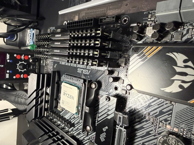 System #002 ASUS TUF motherboard with Ryzen 7 and Corsair memory